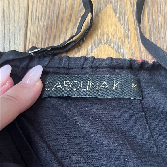 Anthropologie carolina k floral tasseled cami - Picture 3 of 5